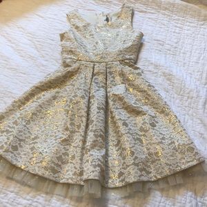 Shimmery lace dress